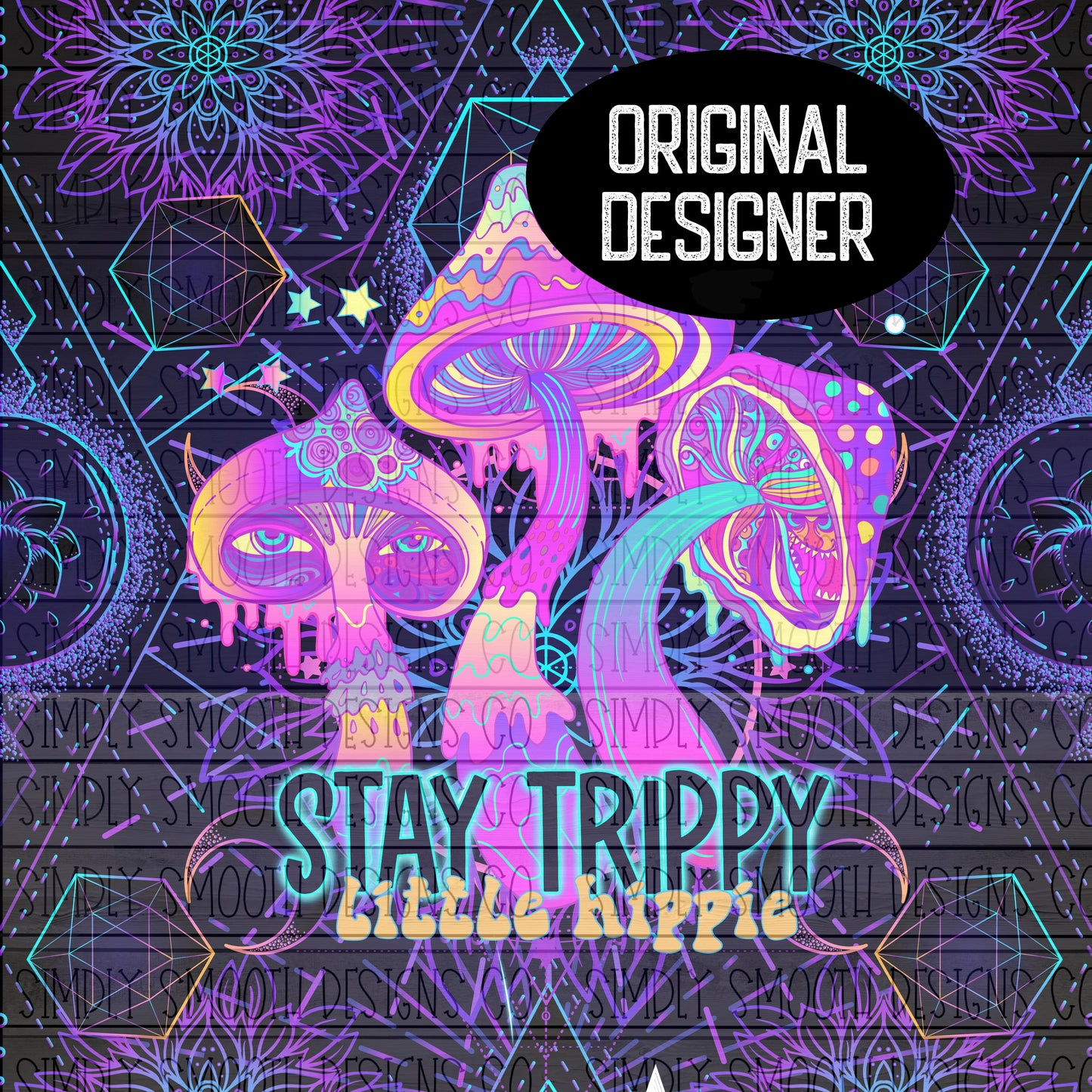 Stay trippy little hippie tumbler 20 ounce skinny