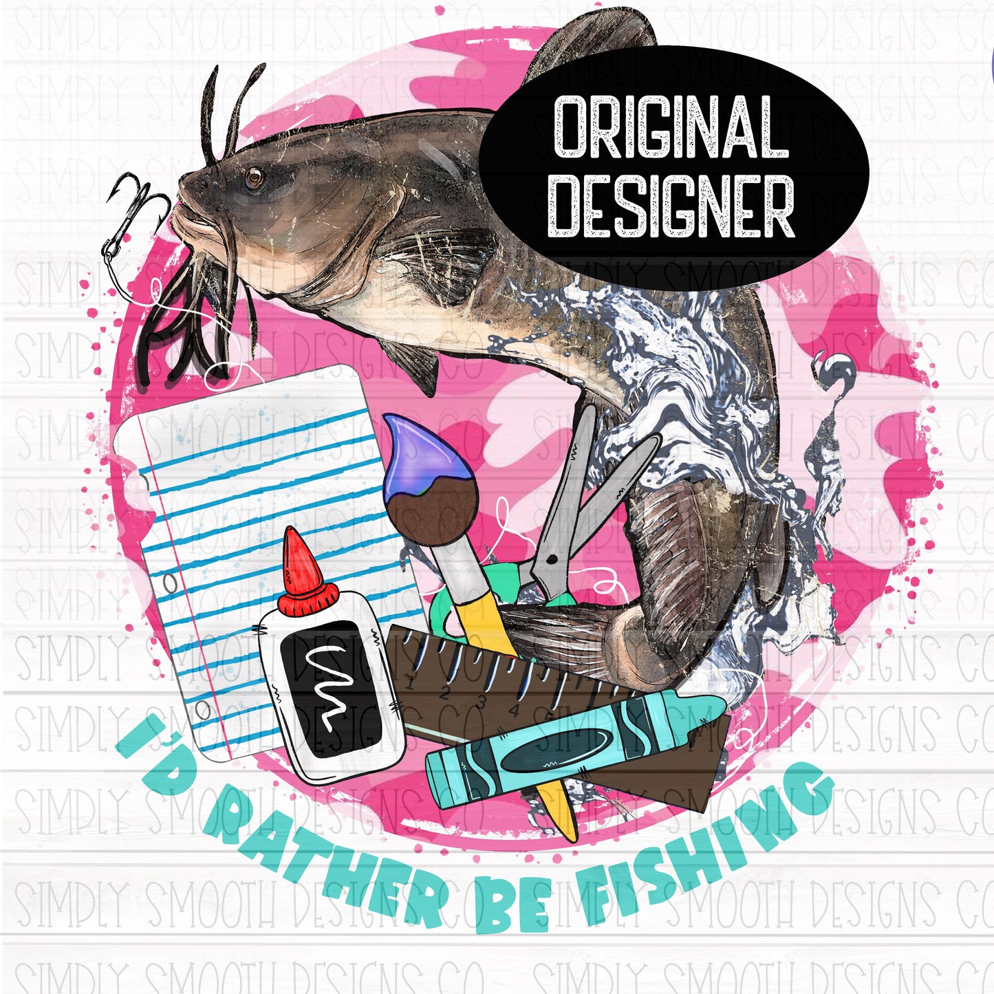 I’d rather be fishing catfish girl