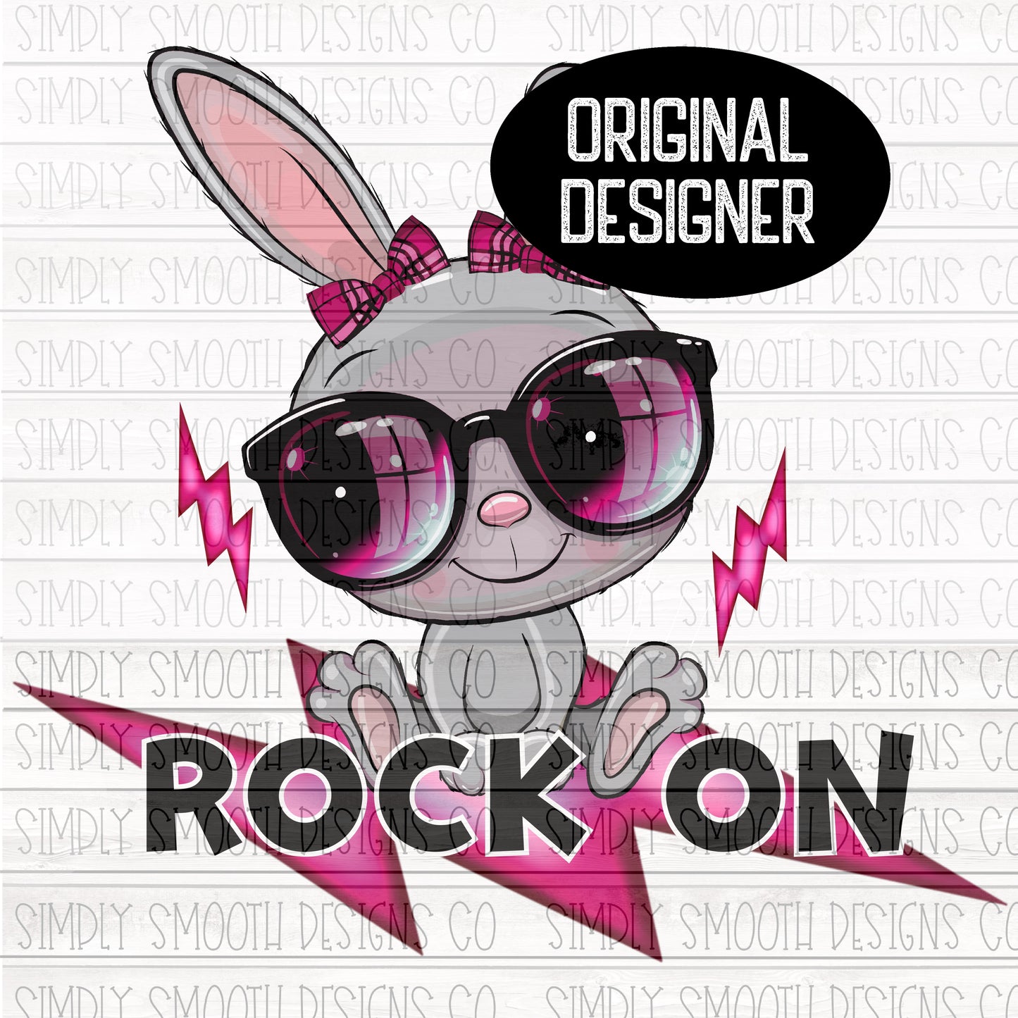 Happy Easter rock on girl