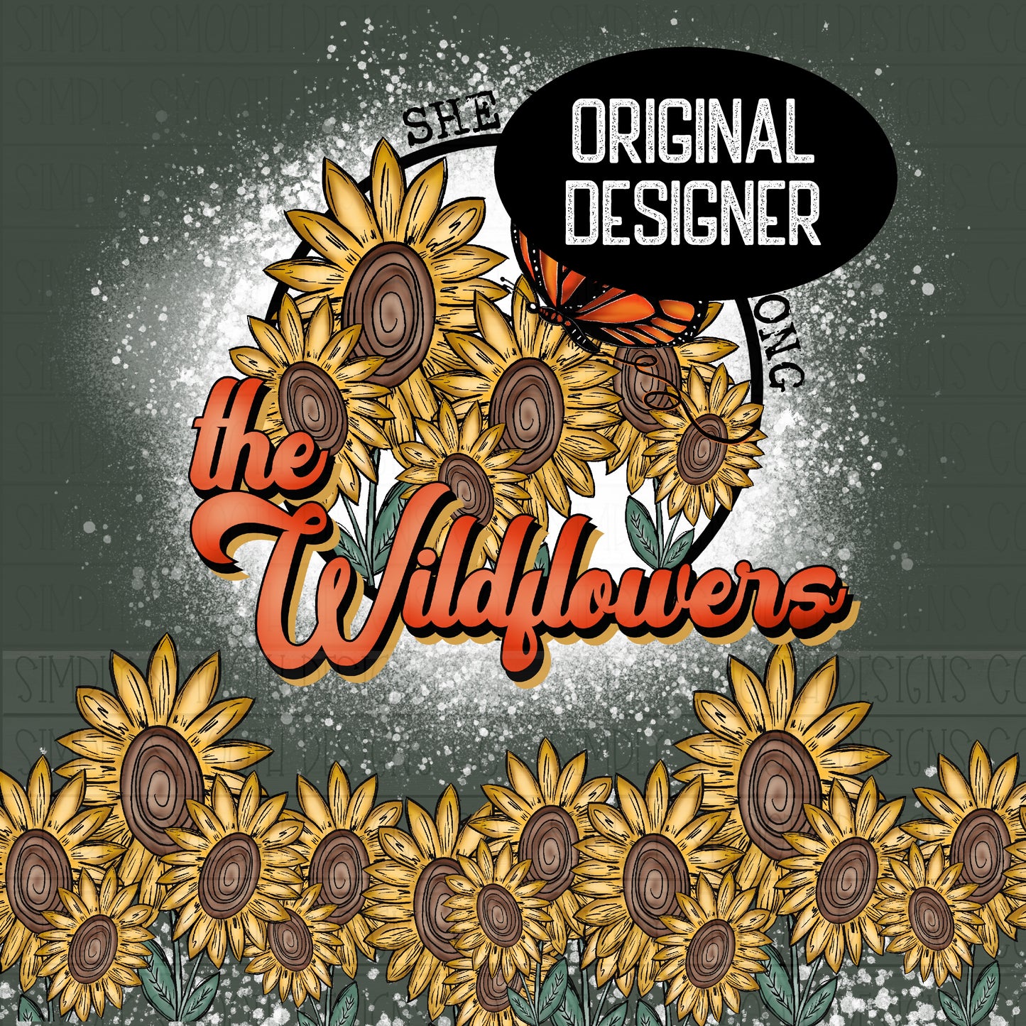 Among the wildflowers straight