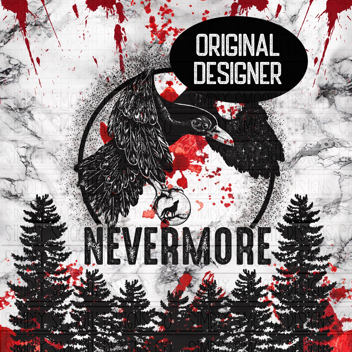 NEVERMORE tumbler