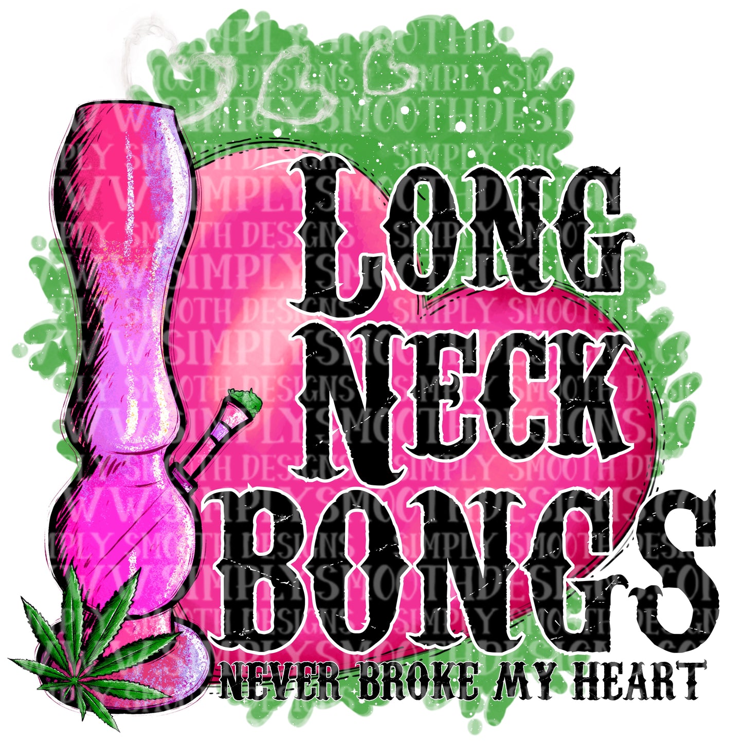 Long neck bongs