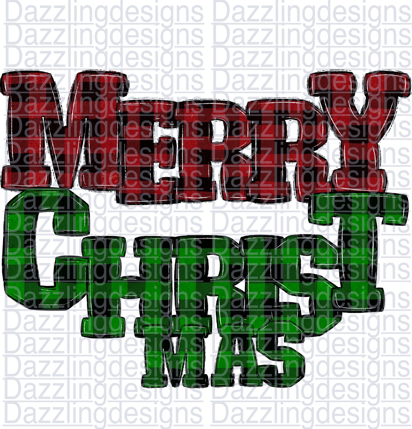 Plaid Merry Christmas