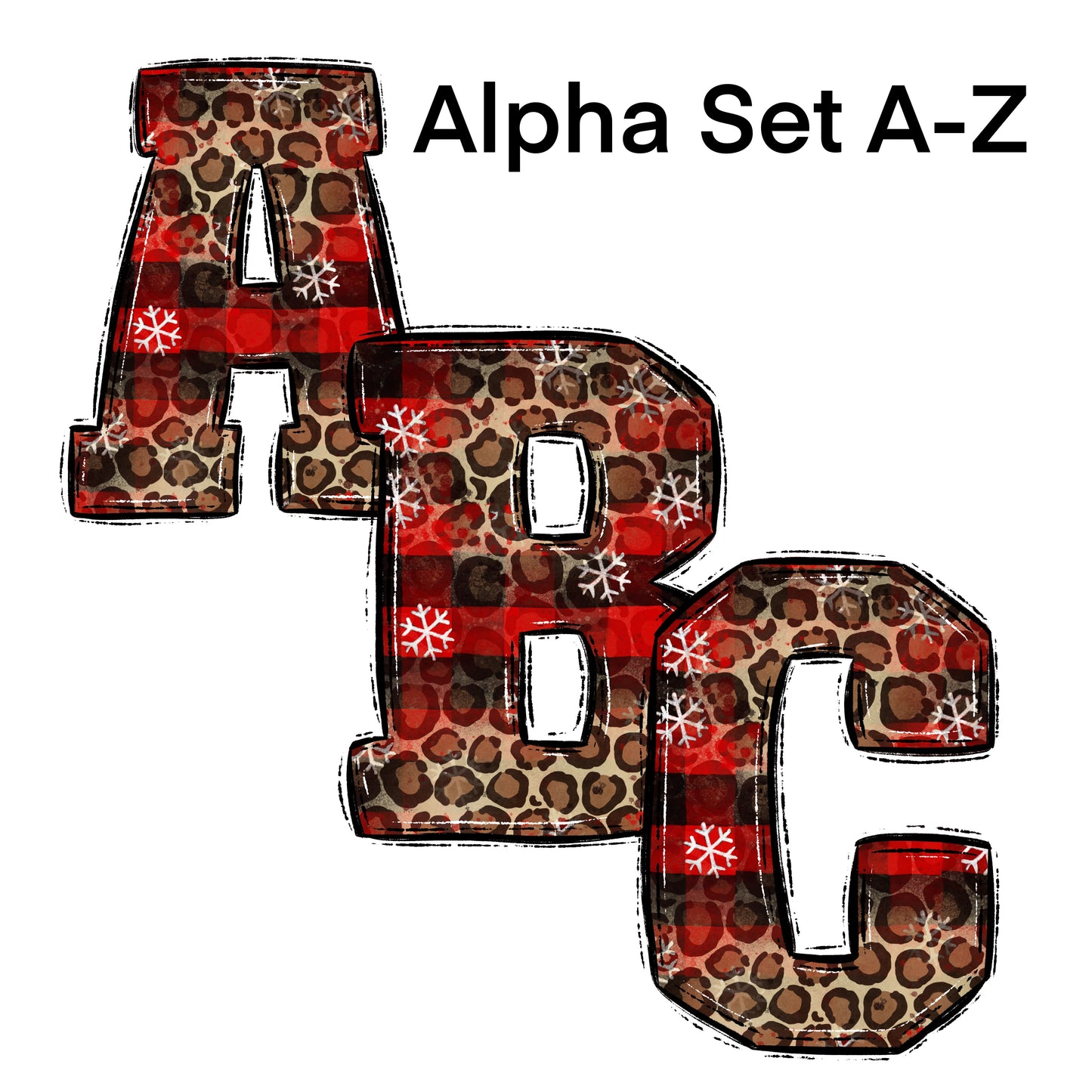 Leopard plaid Alpha pack