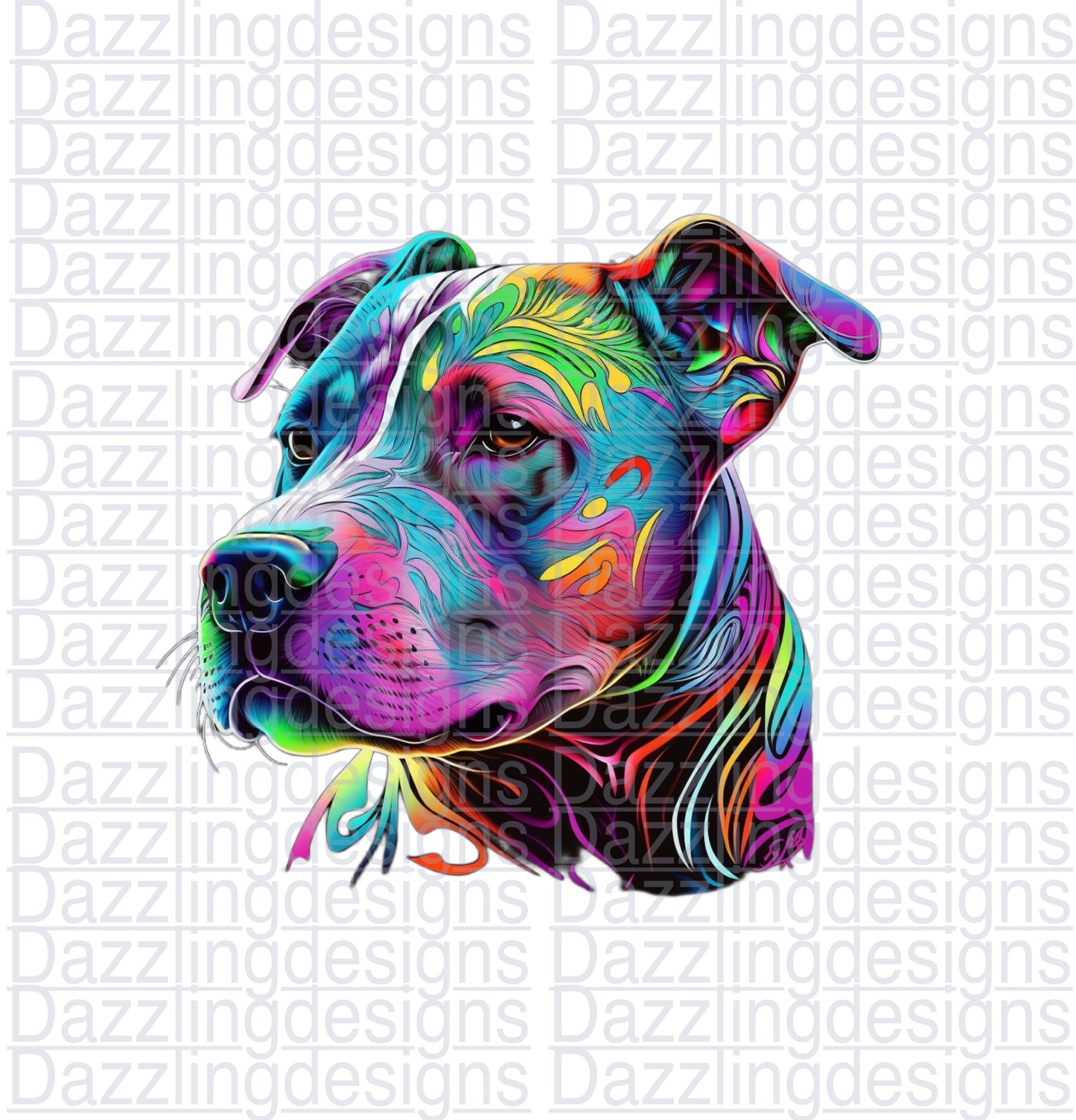 LF fur baby PIT BULL clipart