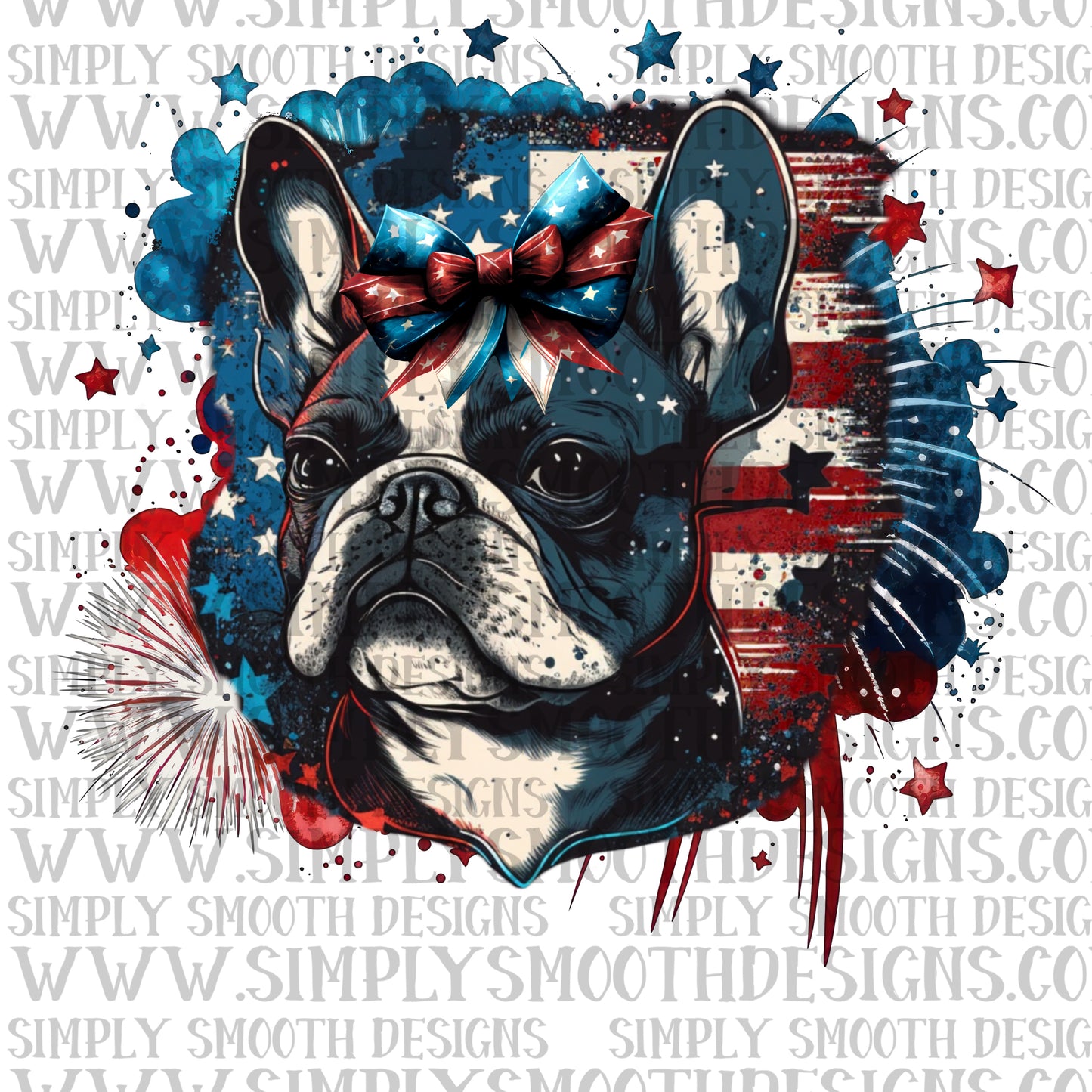 Boston terrier 4th of july