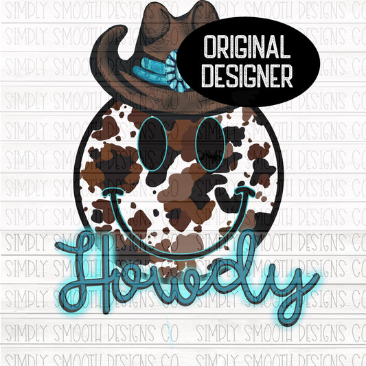 Howdy smiley face