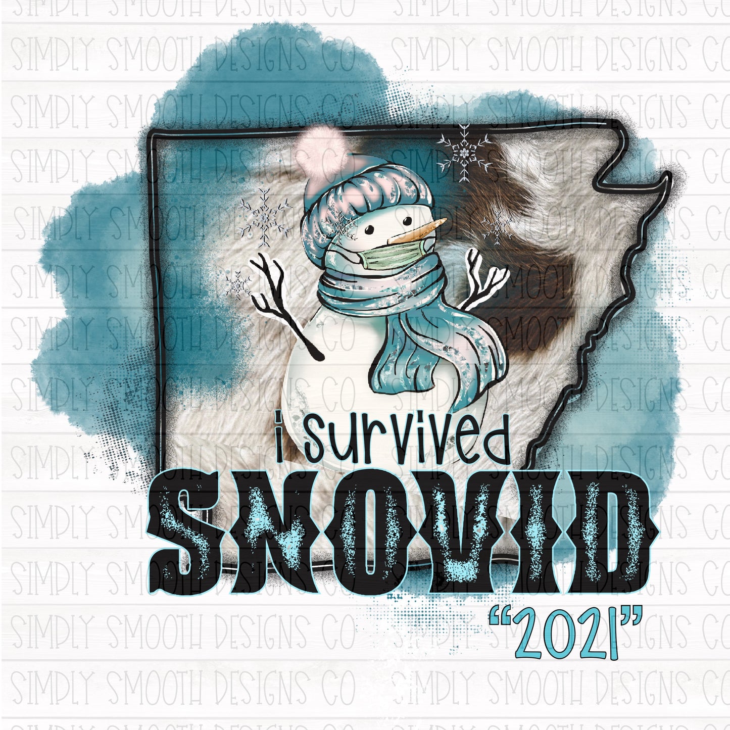 I survived snovid Arkansas cowhide