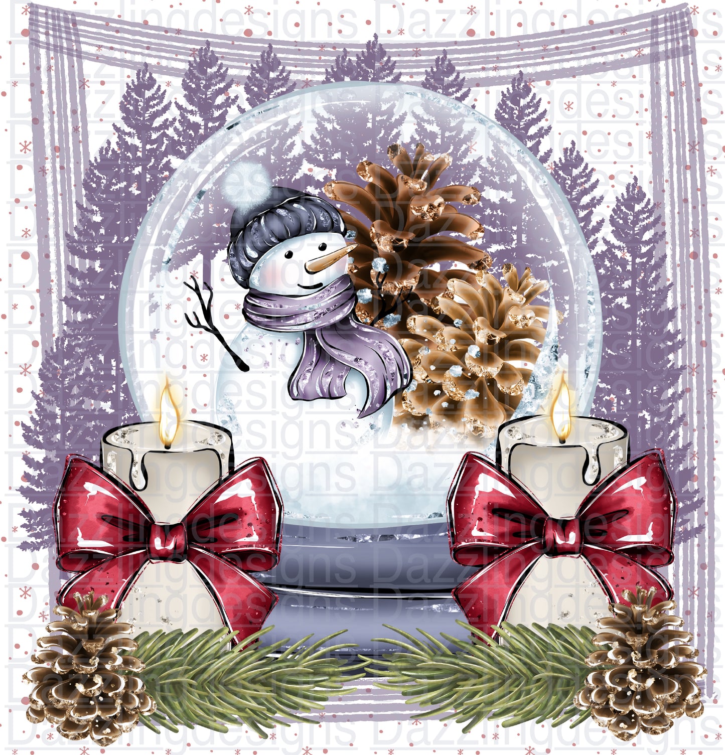 Christmas snow globe