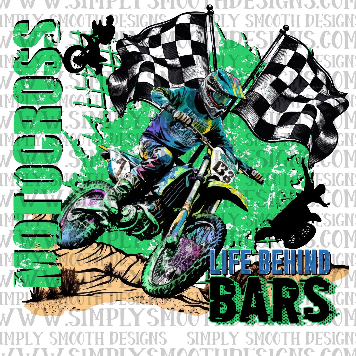 Motocross life behind bars