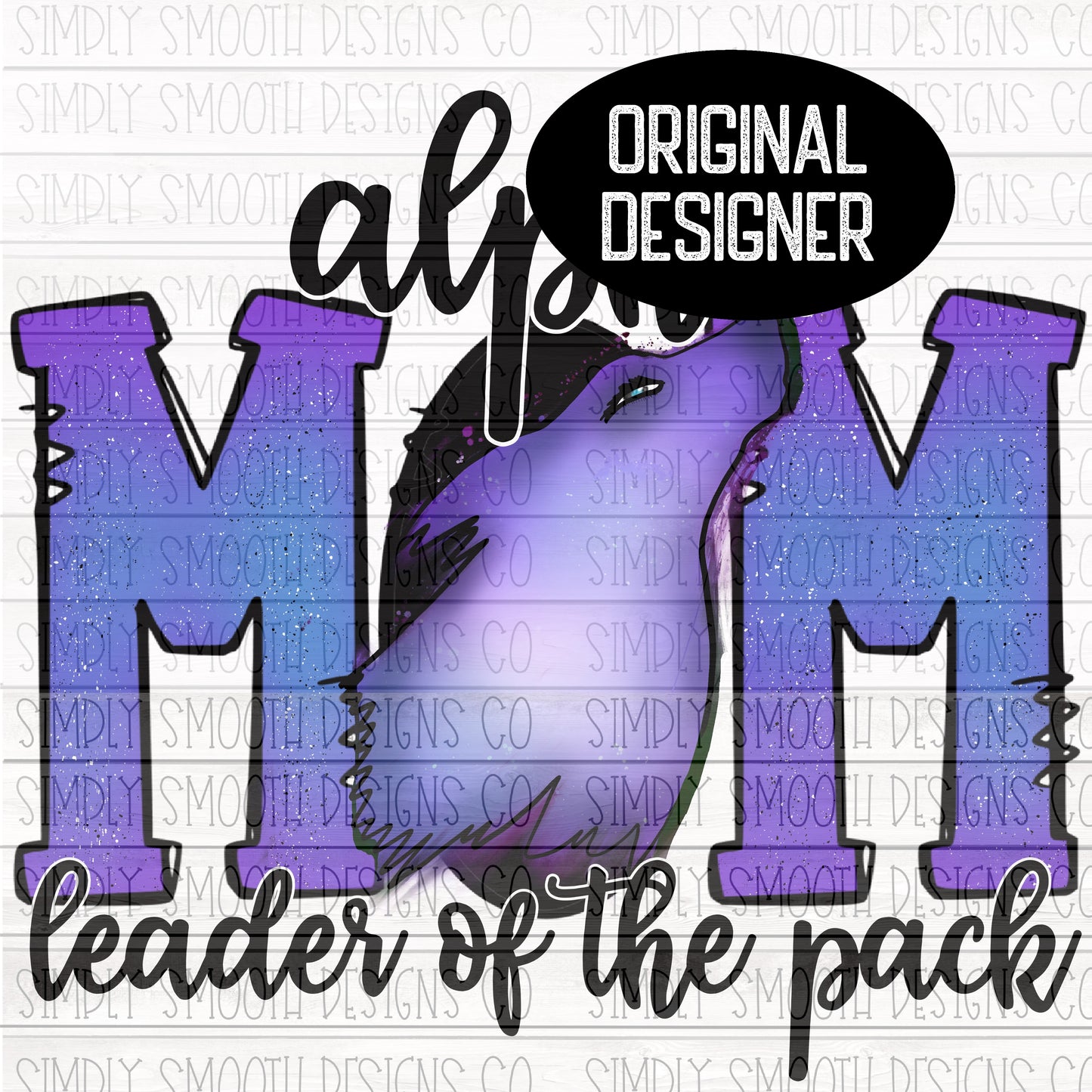 Leader of the pack wolf Mom