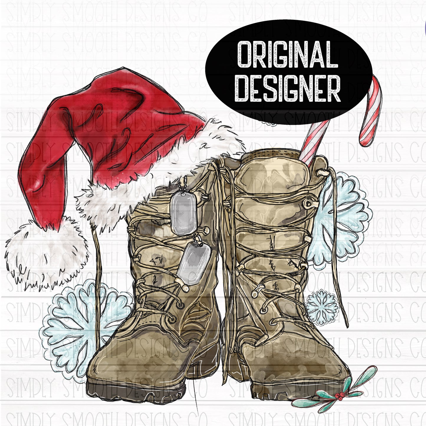 Army Christmas Boots