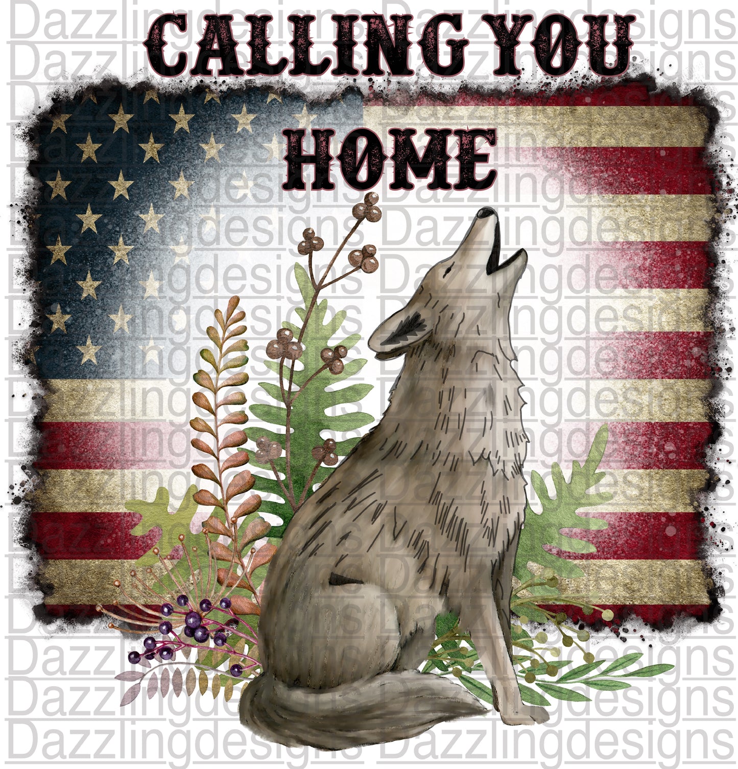 Calling you home png tumbler design