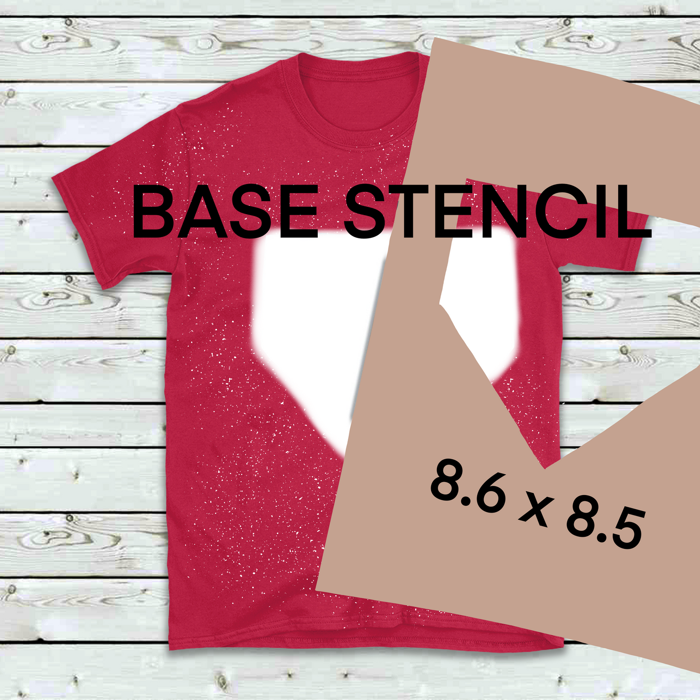 Middle bleach stencil