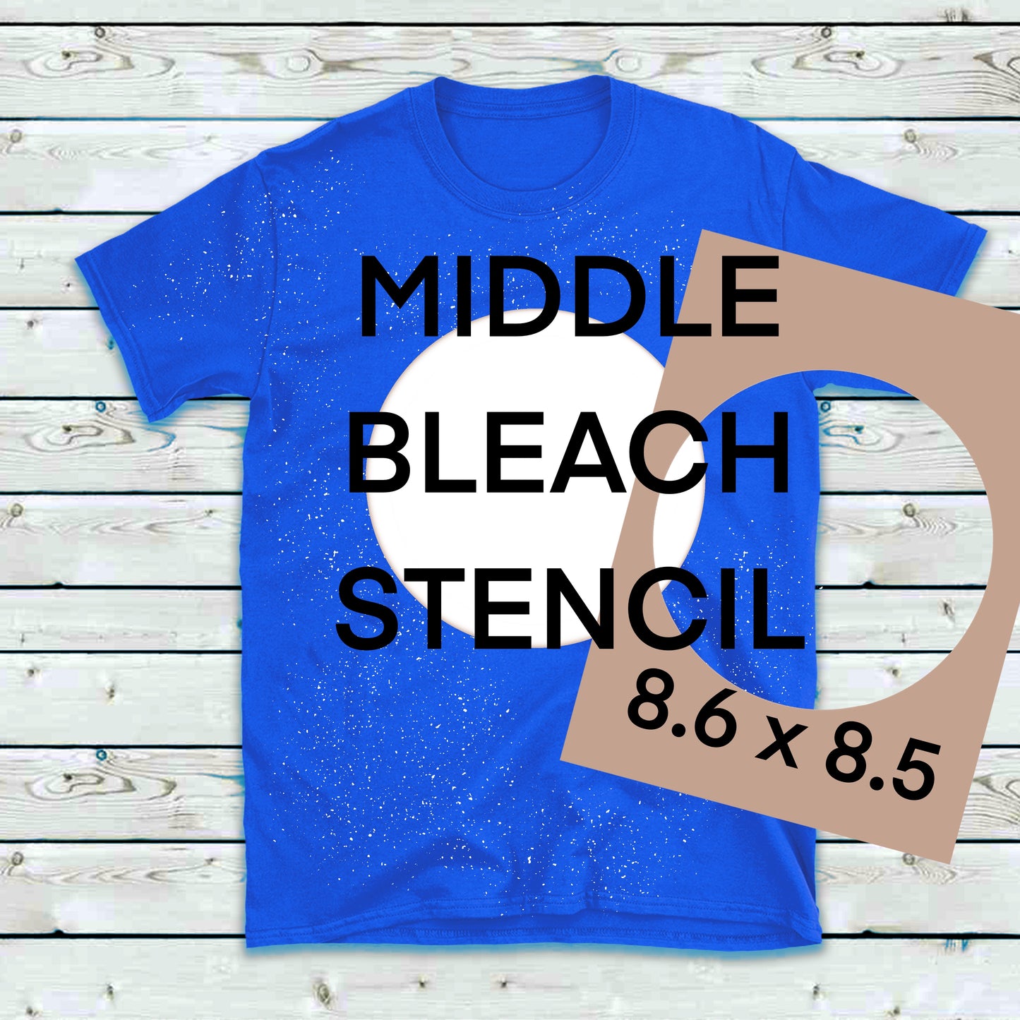 Middle bleach stencil
