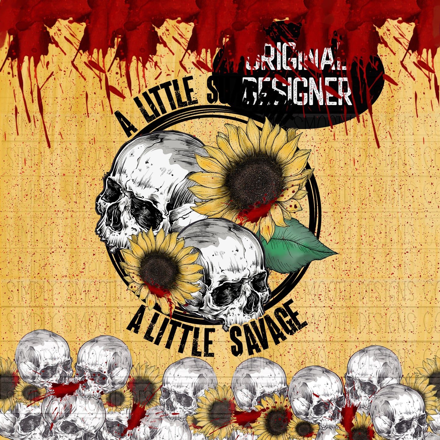 Sunshine and savage tumbler