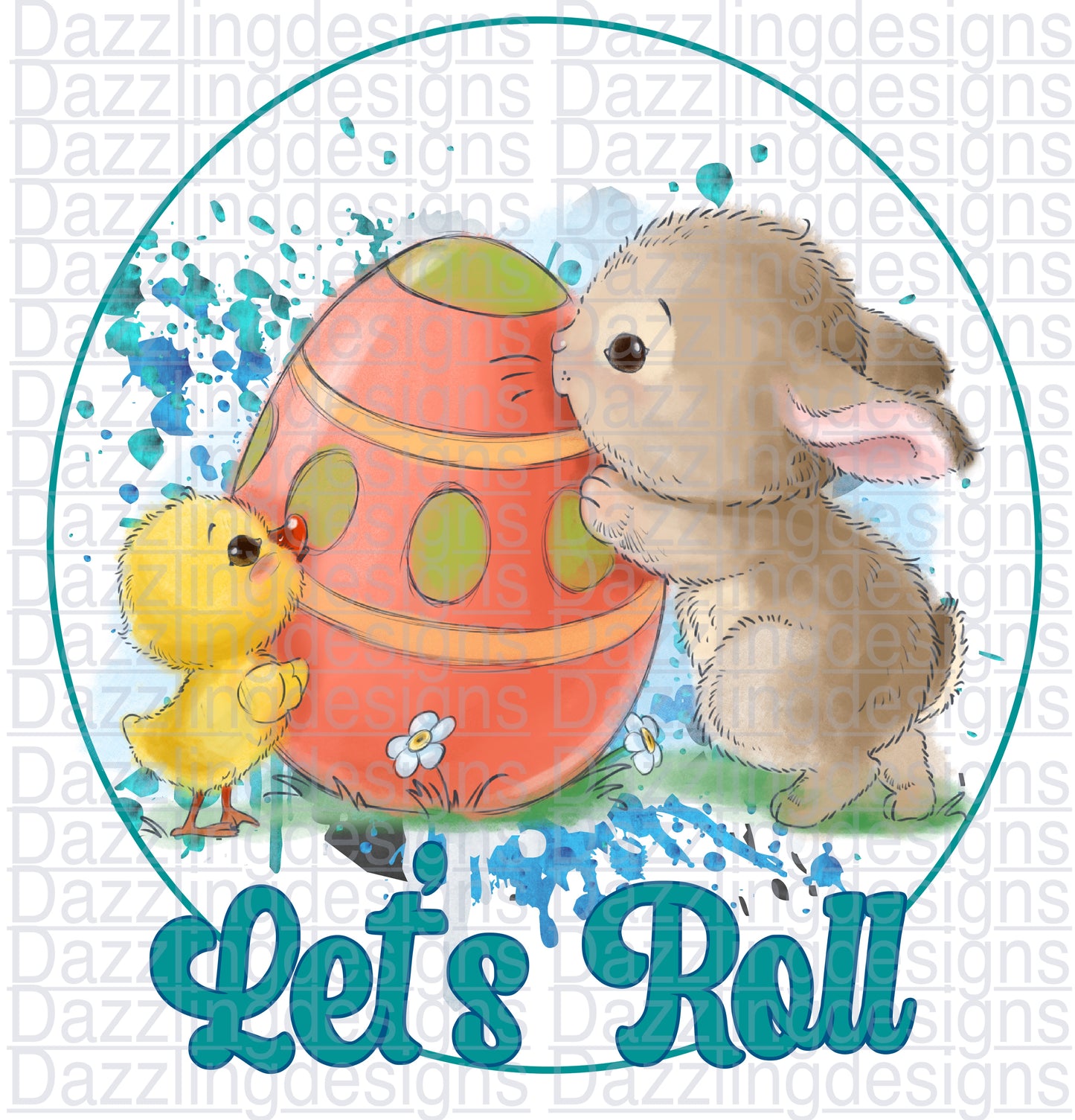 Let’s Roll bunny chick