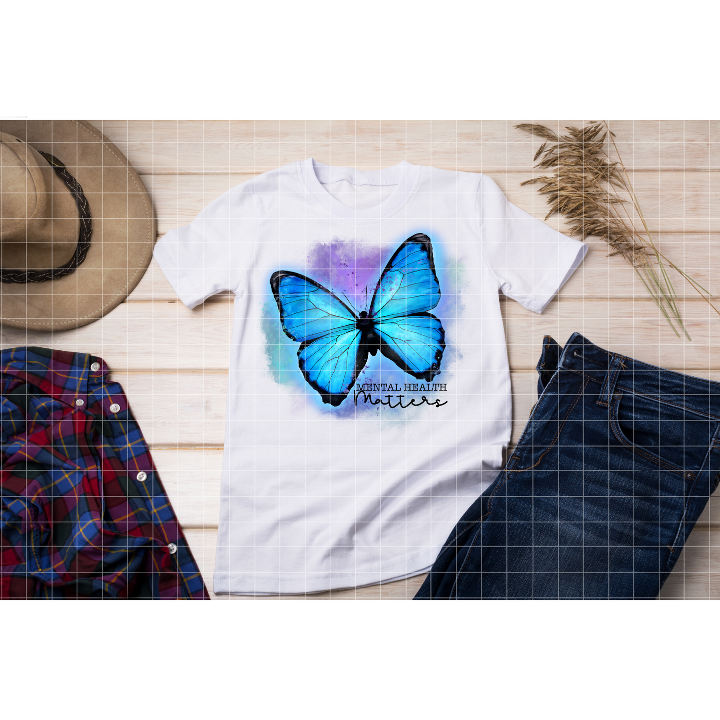 Mental health matters butterfly