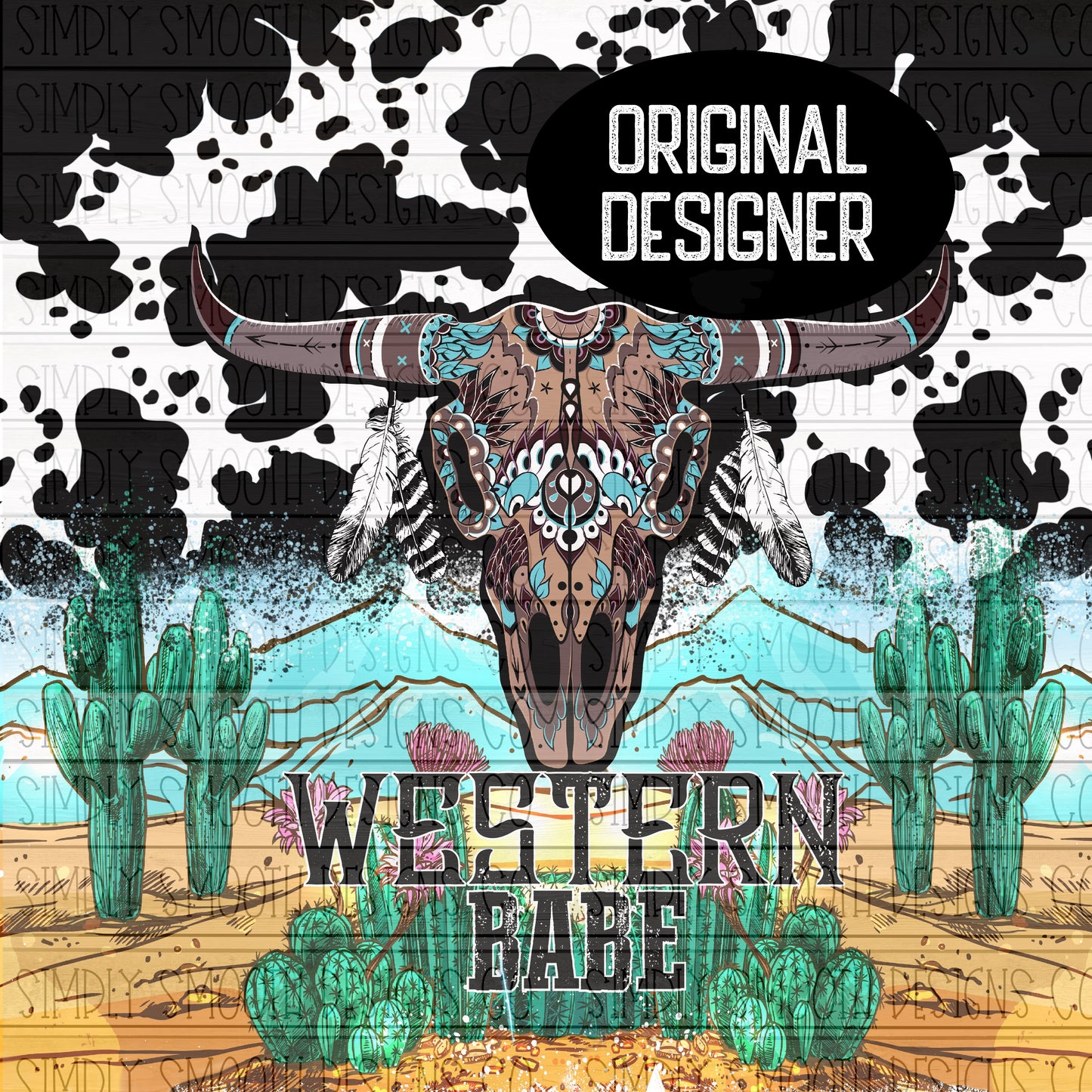 Western babe tumbler skinny