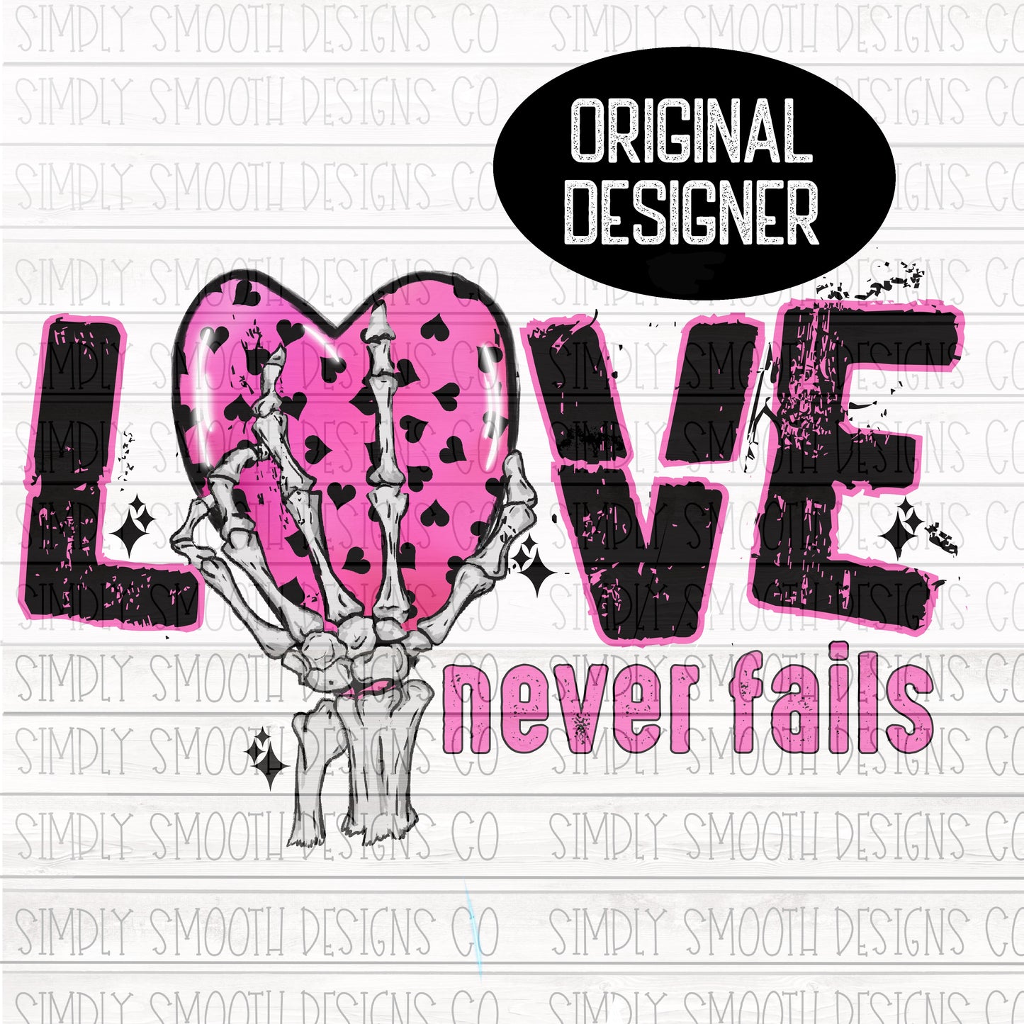 Love never fails skellie hand