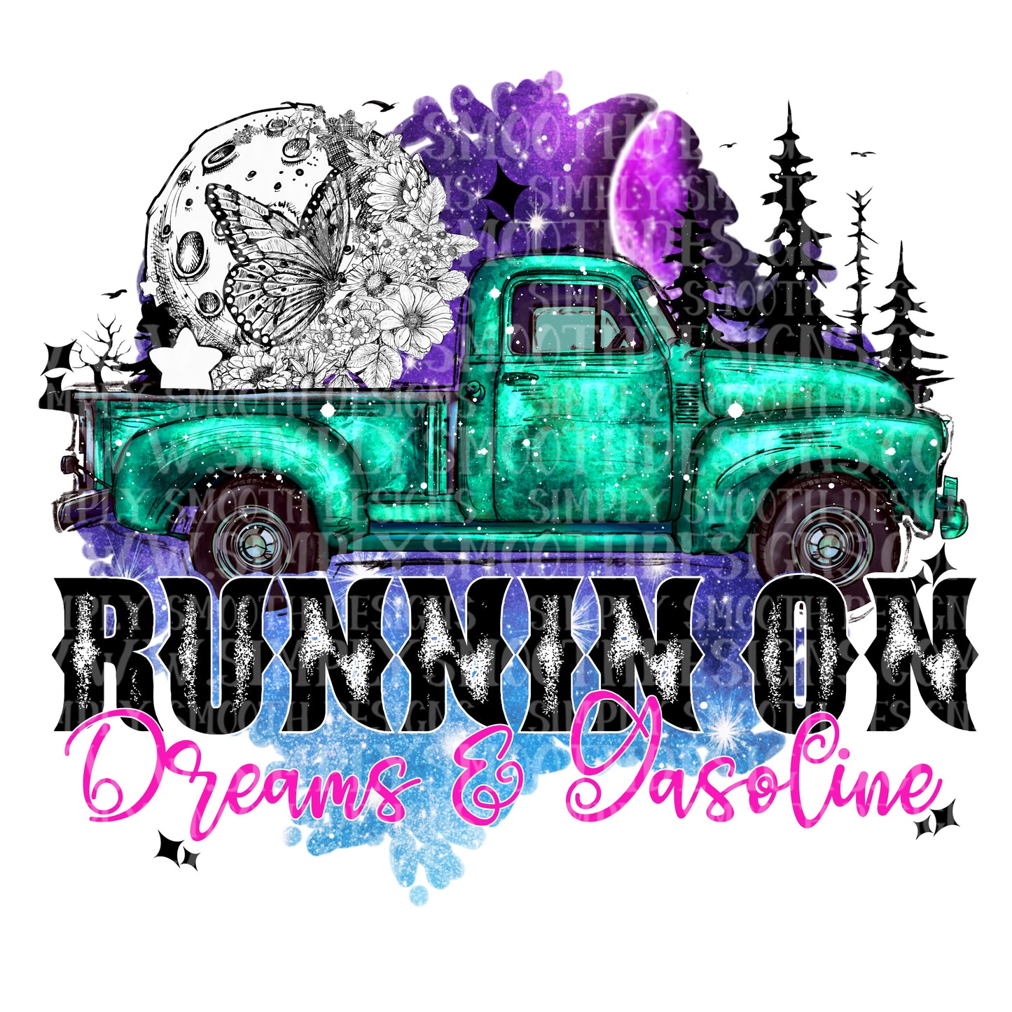 Runnin on dreams and gasoline