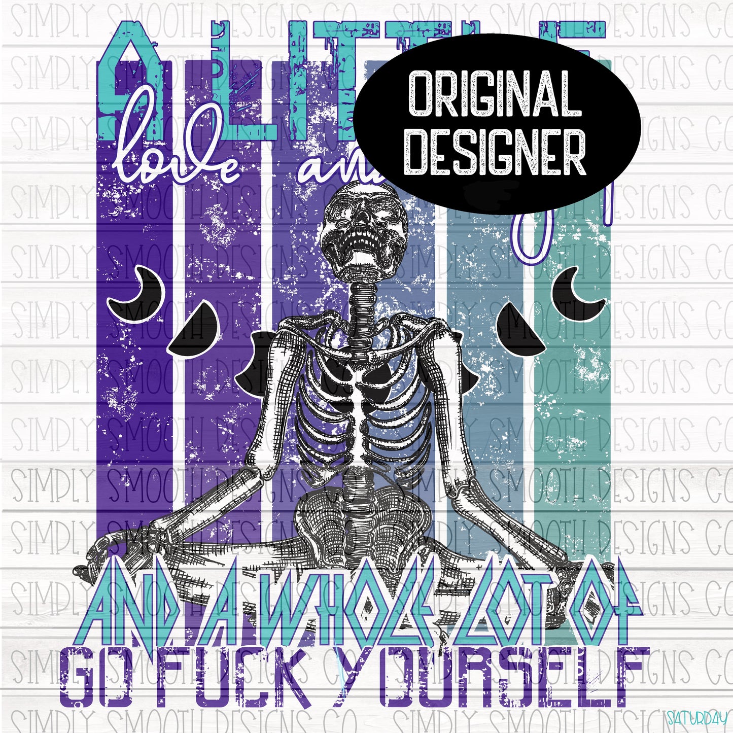 A little love and light and go f