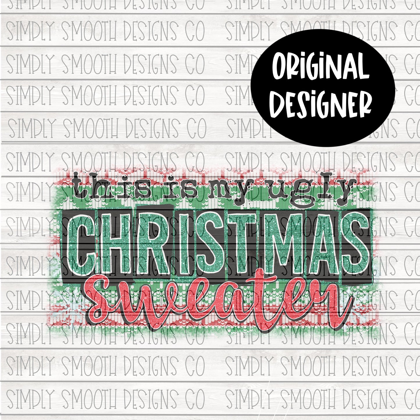 This is my ugly Christmas Sweater