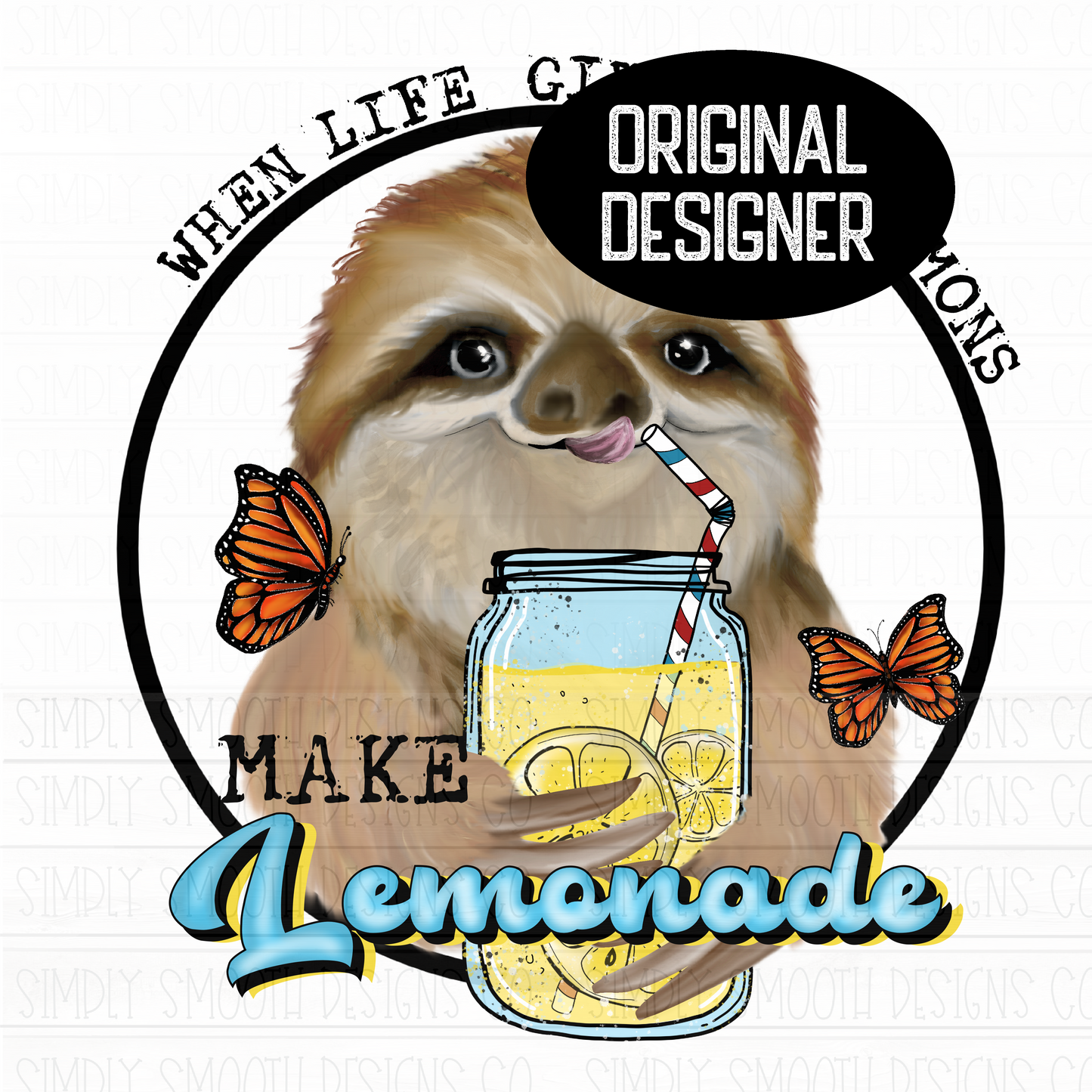 Lemonade sloth