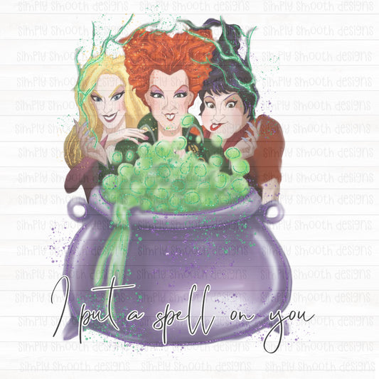 I put a spell on you glitter