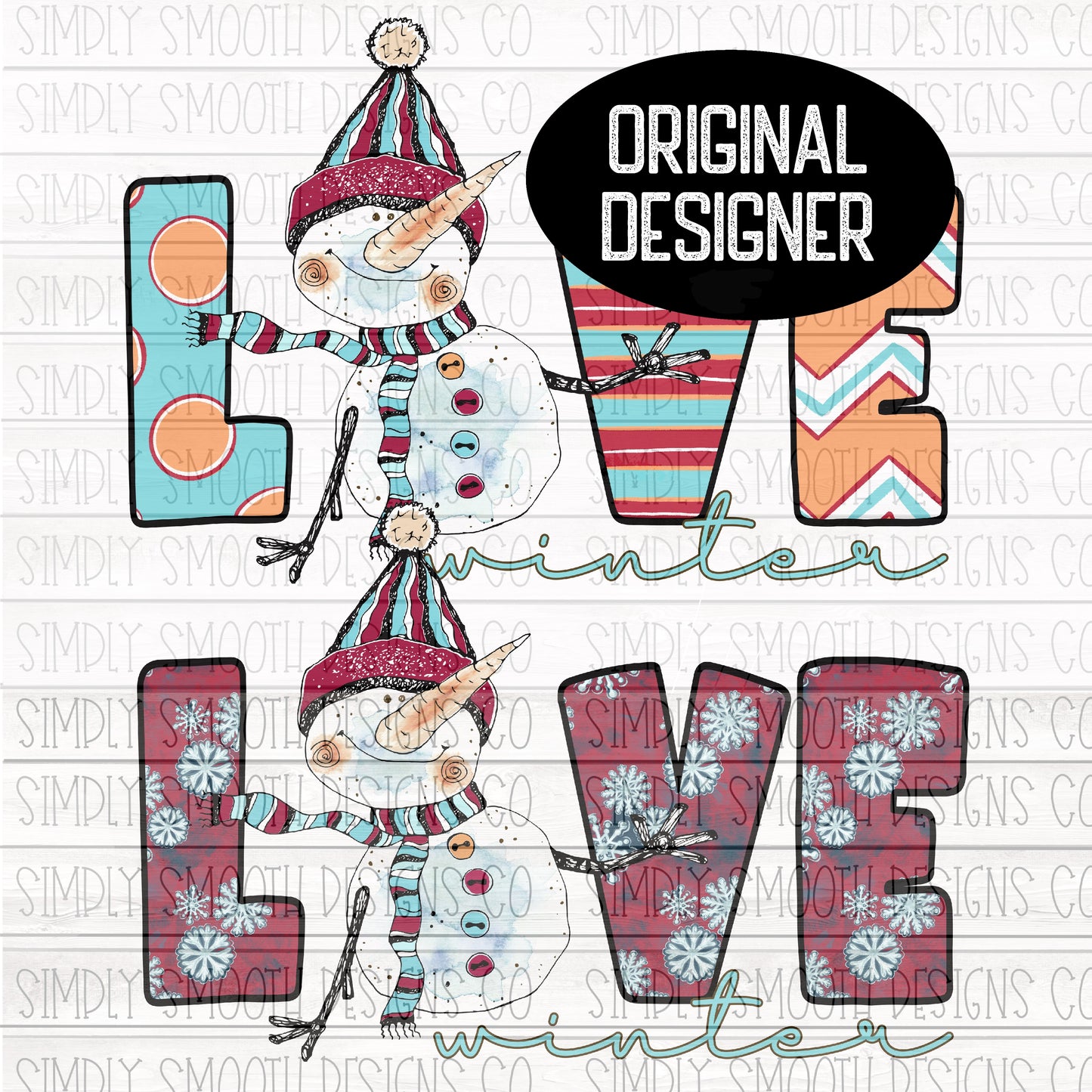 Love Snowman Christmas