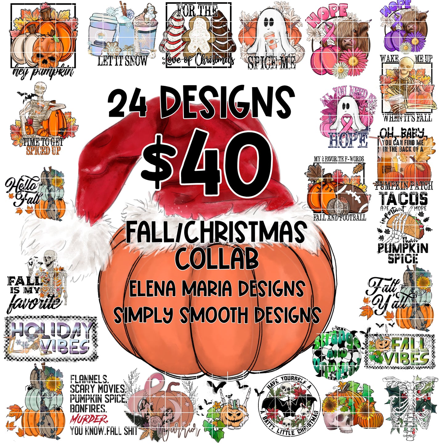 Fall with a Sprinkle of Christmas Collab