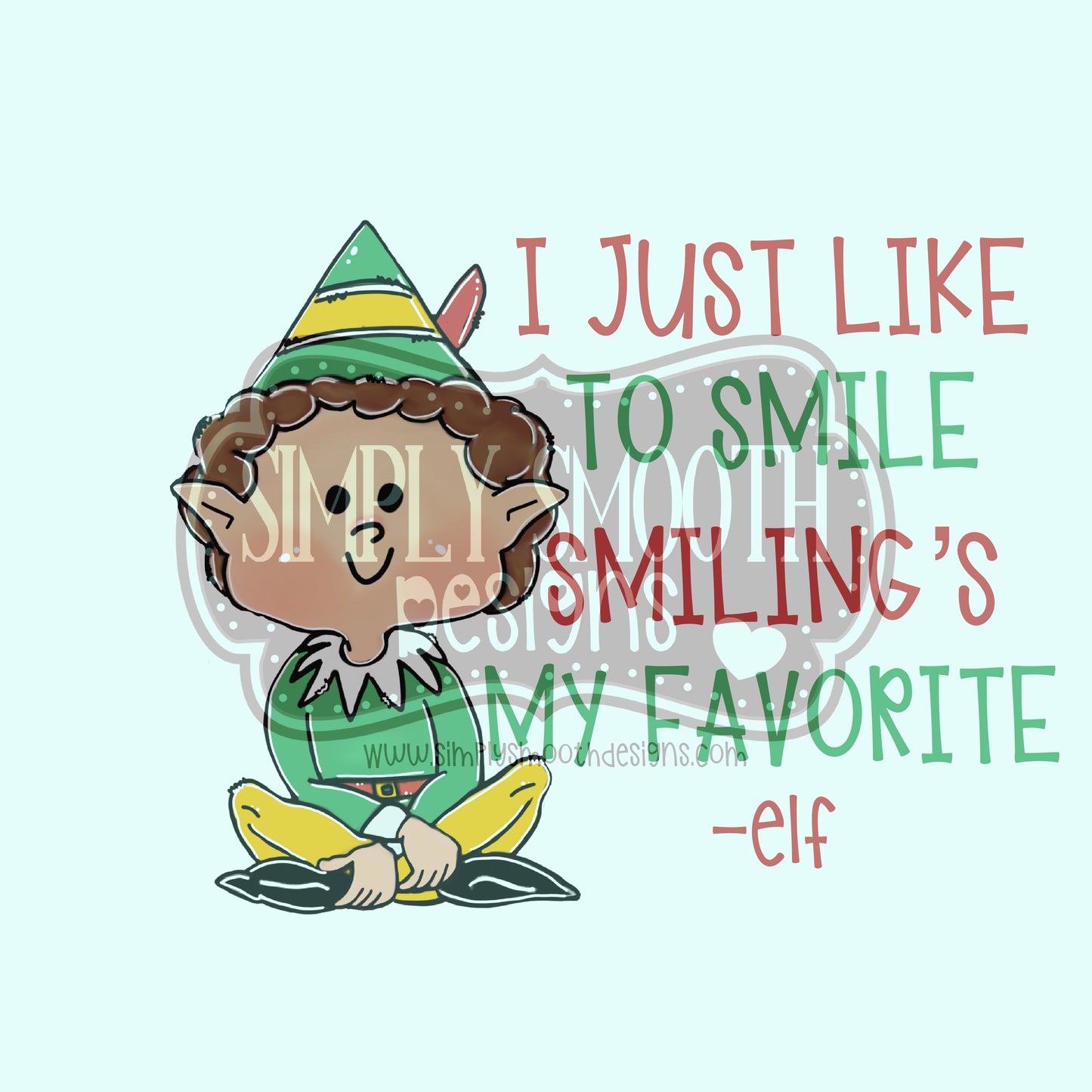 Elf smiling