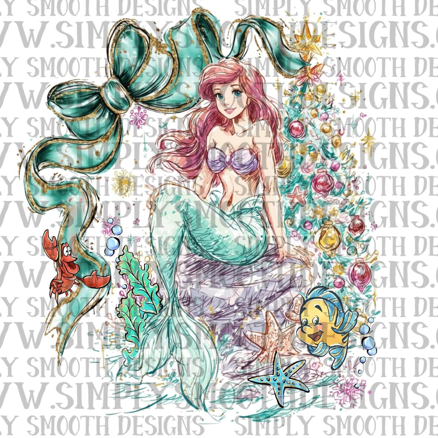 Mermaid Coquette Christmas