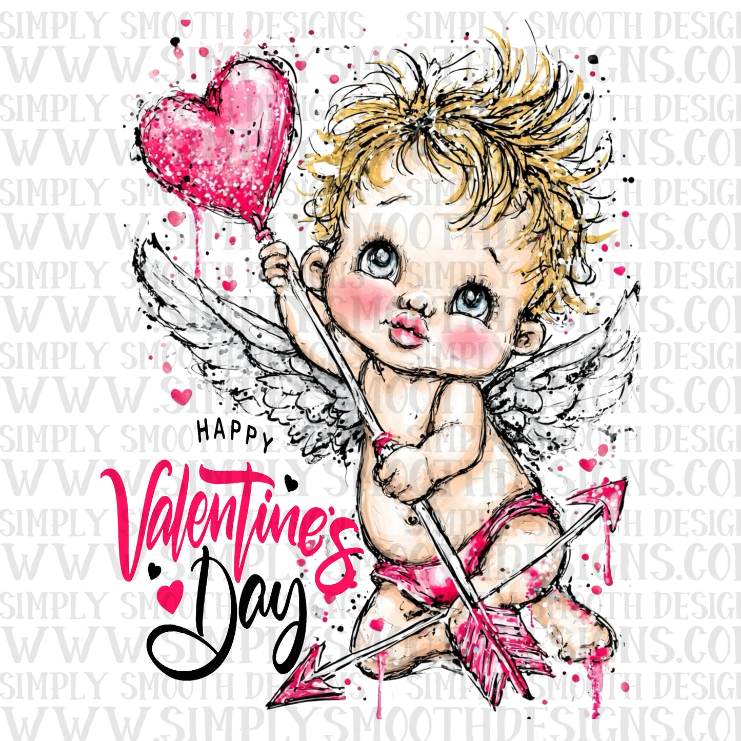 Baby Cupid Happy Valentine’s Day