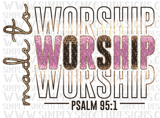 Made To Worship Pink Gold