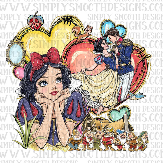 Snow Valentines Heart