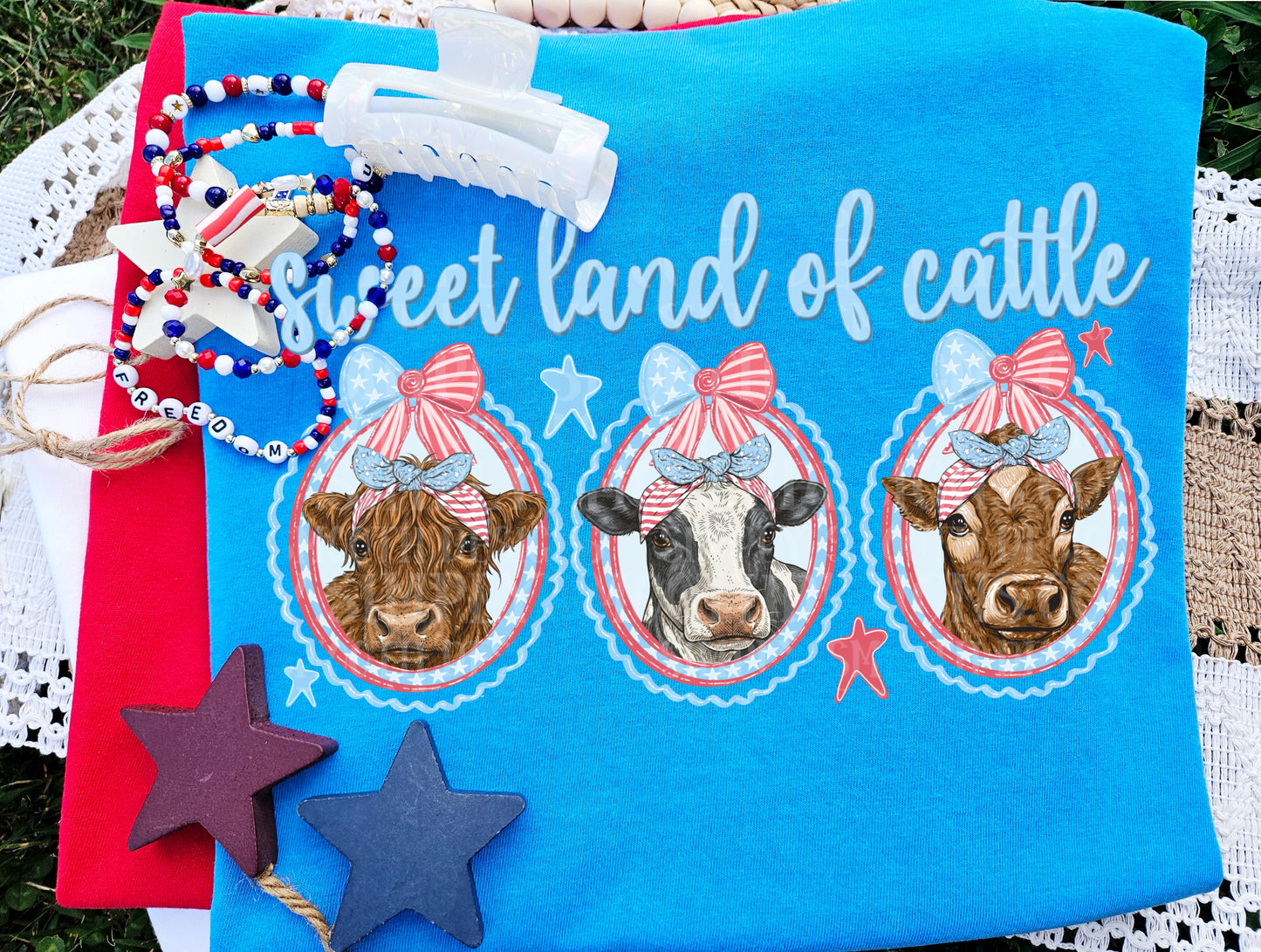 Sweet Land of cattle USA