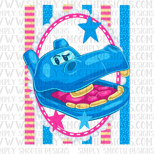 Hippo Toy Coquette Stripes