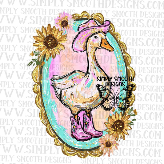 Silly Goose Painted Frame