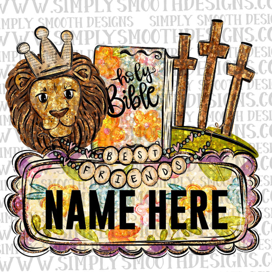 Best Friends Name Plate