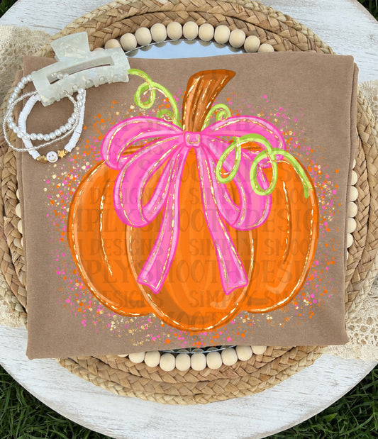 Pumpkins pretty splatter