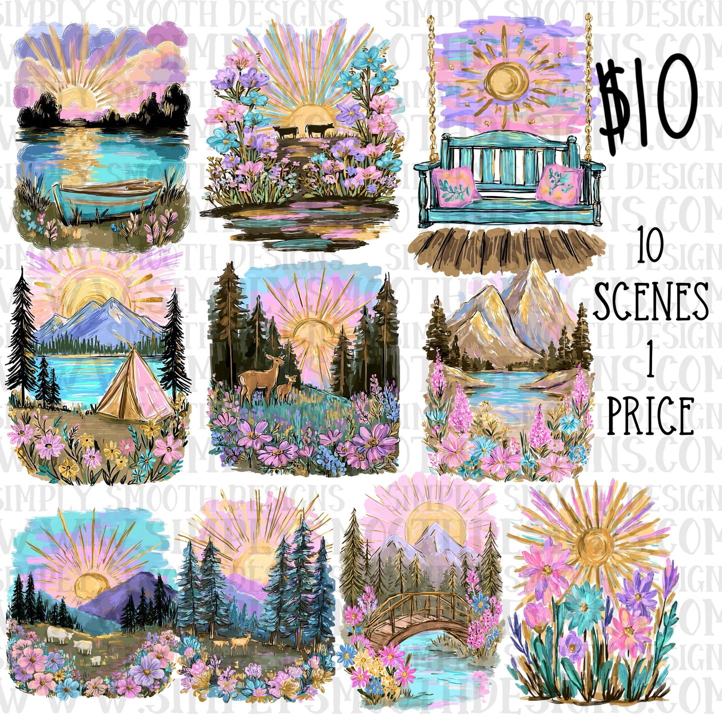 Scenes clipart