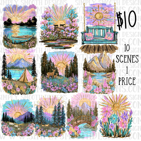 Scenes clipart