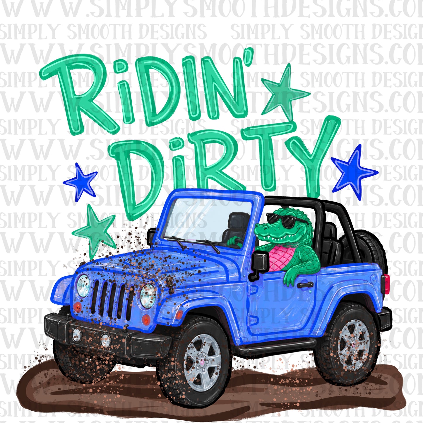Ridin Dirty JP Blue Gator