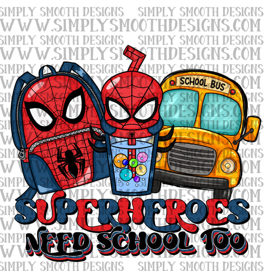 Superheroes need school too