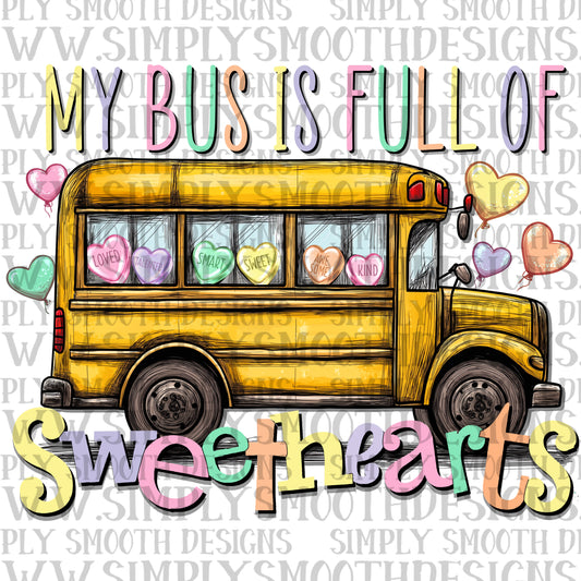 My bus is full of sweethearts