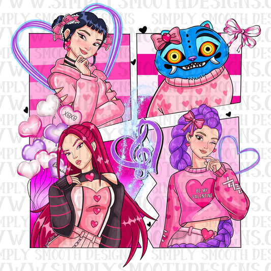 K P_P Valentine Block