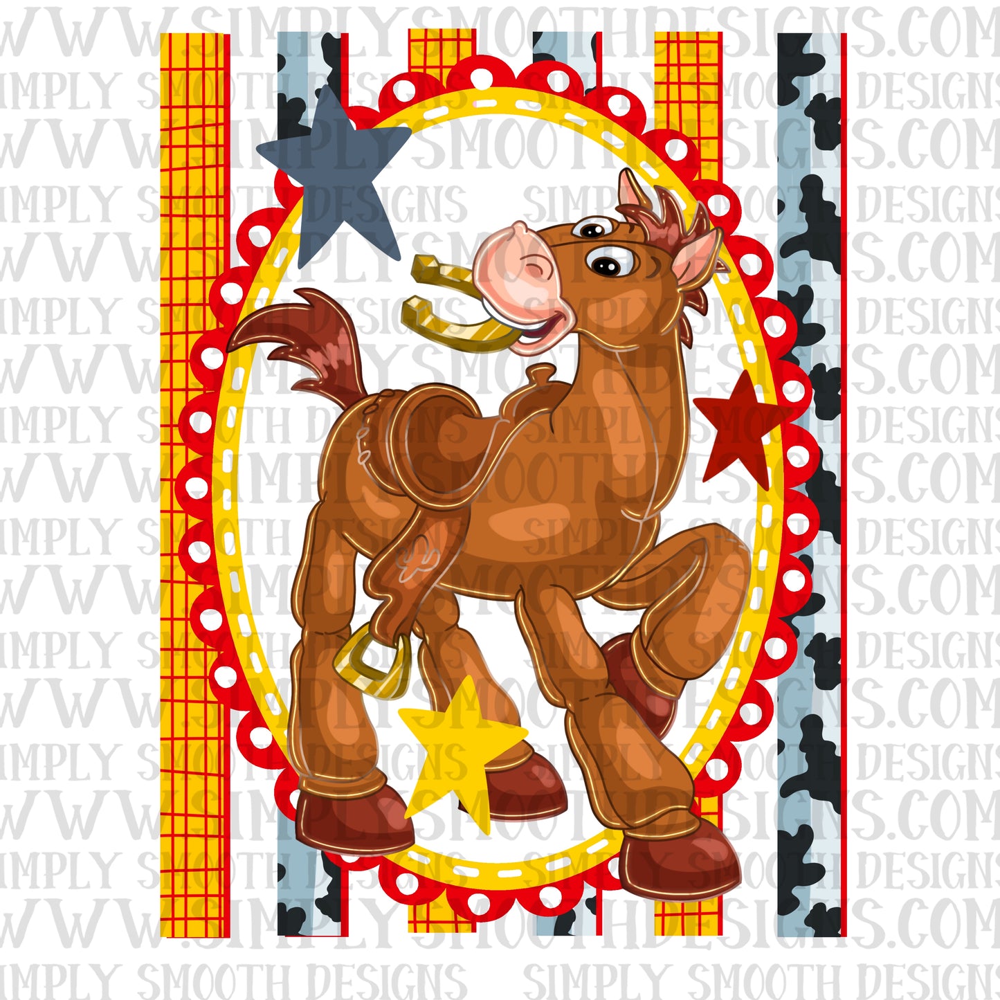 Horse Toy Coquette Stripes