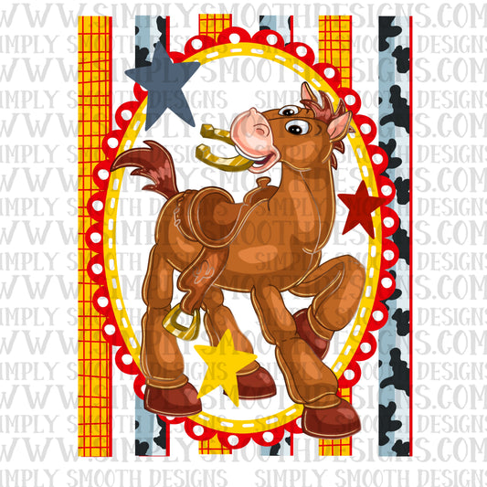 Horse Toy Coquette Stripes
