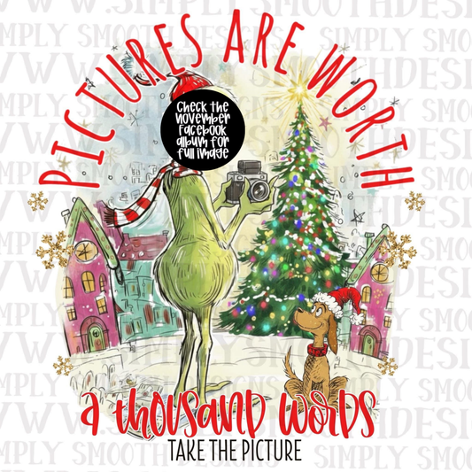 Pictures Are Worth A 1000 Words Green